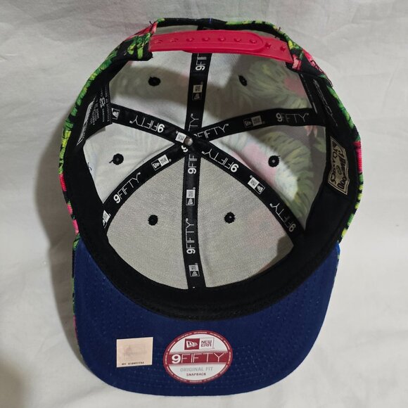 New Era Hardwood Classics 9Fifty Orig. Fit Snapback Floral WASHINGTON BULLETS - Picture 9 of 9
